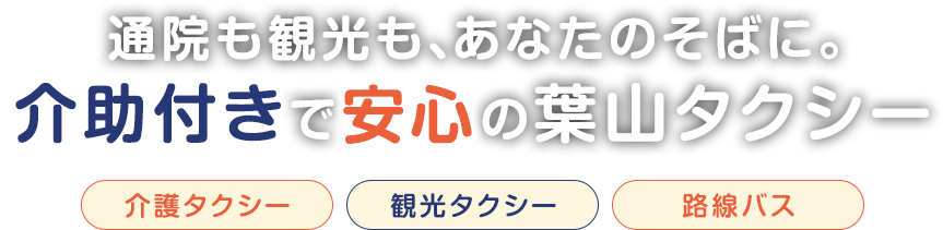 通院も観光も、あなたのそばに。介助付きで安心の葉山タクシー 介護タクシー 観光タクシー 路線バス